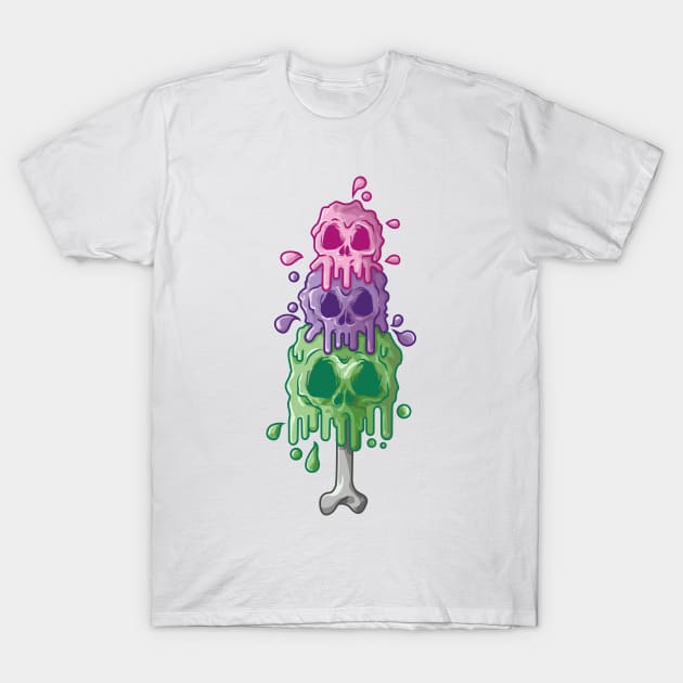 ice skull T-Shirt by hd